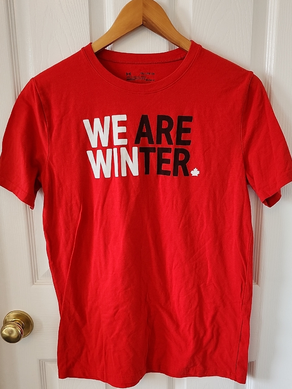 Under Armour Red 'We Are Winter' Graphic Tee